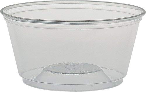 Solo TS5R-0090 5 oz Clear Plastic Sundae Cup (Case of 1000)