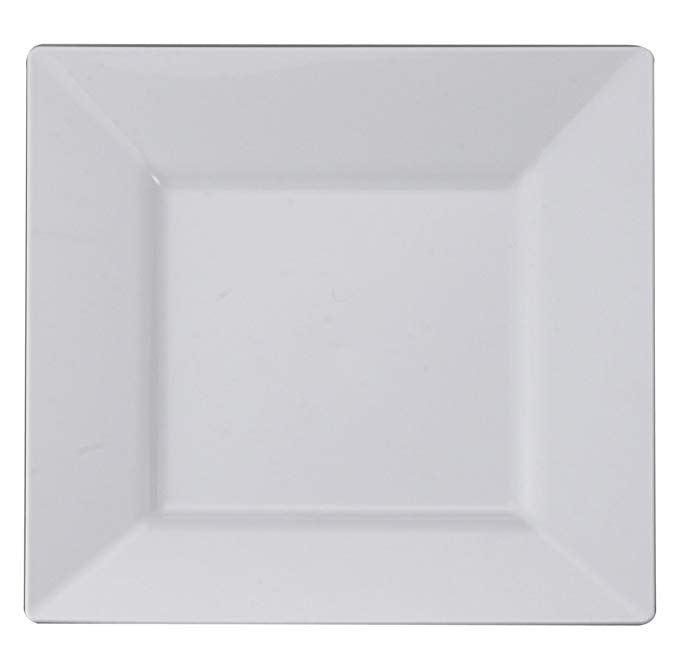 Kaya Collection - White Plastic Square 10.75