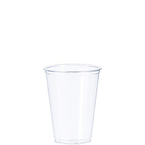 Dart TP22 12 oz Flush-fill Ultra Clear PET Plastic Cup (Case of 1000)