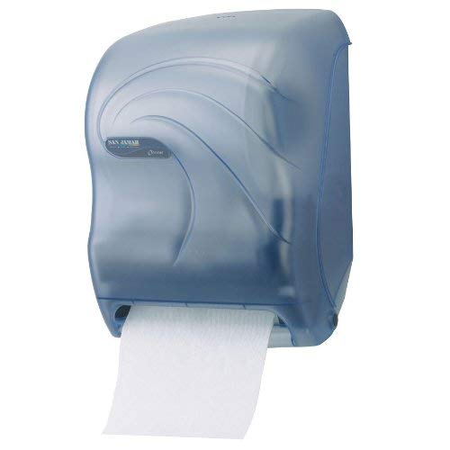 San Jamar T1390 Oceans Tear-N-Dry Electronic Touchless Roll Towel Dispenser, Fits 8