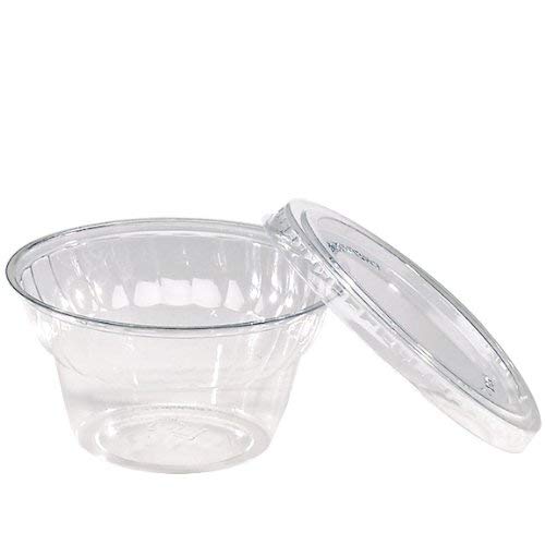 Classic Dessert Plastic Round Dessert Cup Container, 5-Ounce, Clear (1000-Count)