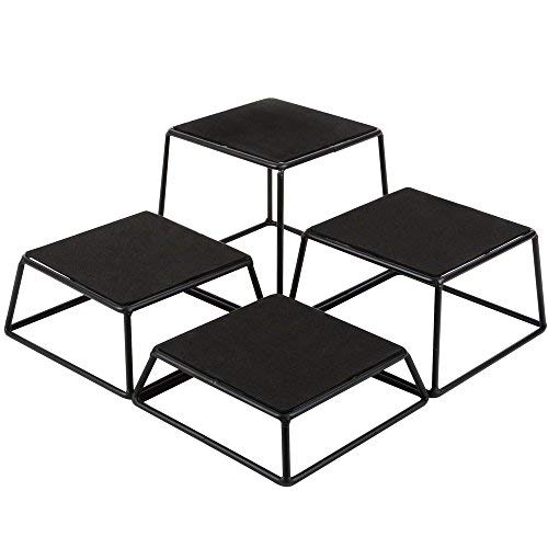 Tablecraft BKR4 Square 4-Piece Riser Set - 7
