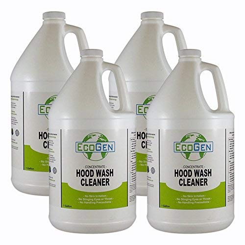 EcoGen ECOHDW-GCS Hood Wash Cleaner, 1 gal (Pack of 4)