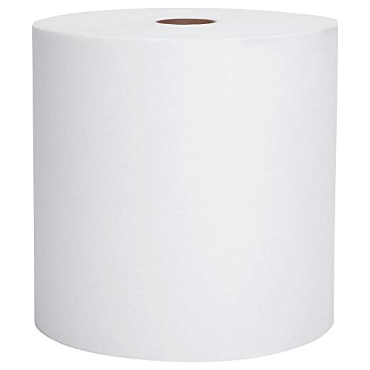 Scott Essential Hard Roll Paper Towels (01040), White, 800' / Roll, 12 Rolls/Case, 9,600' / Case