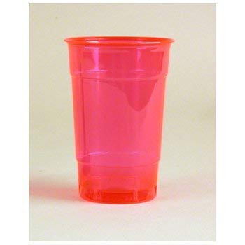 Comet Colors Plastic Party Drinking Cup, 16-Ounce, Hot Pink (500-Count)