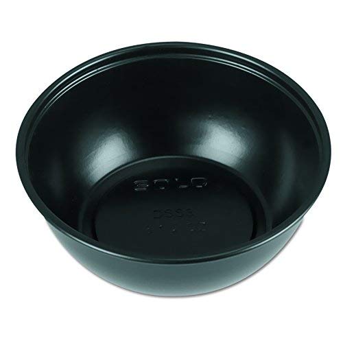 Solo DSS2-0001 2.5 oz Black Plastic Sauces, Sides And Sweets Portion Cup (Case of 2500)