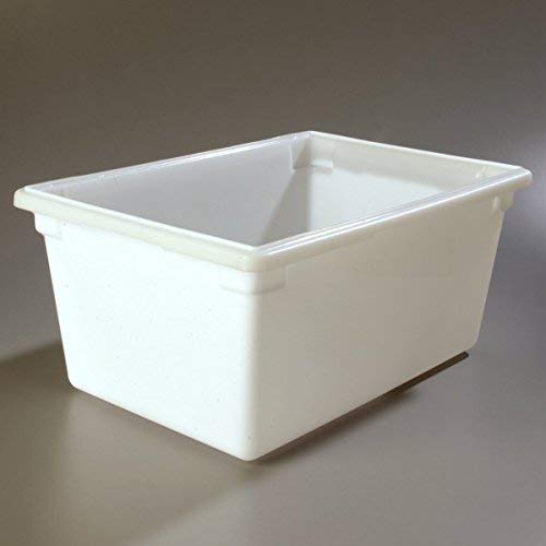Carlisle 1064302 StorPlus Polyethylene Food Storage Box, 16.6 Gallon Capacity, White (Case of 3)