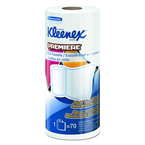 Kleenex 13964 Premiere Kitchen Roll Towels, 70/Roll, White (Pack of 24)
