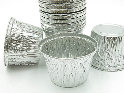 Disposable Aluminum 7 oz. Baking Cups/Cake Cups/Dessert Cups #1210NL (No lids) (1000)