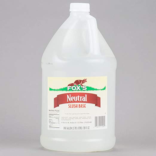 TableTop King1 Gallon Neutral Slush Syrup - 4/Case