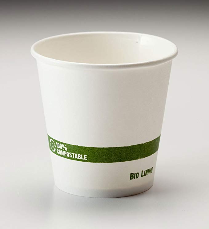 10 Oz. Biodegradable PLA Lined Hot Cups (Case of 1000)