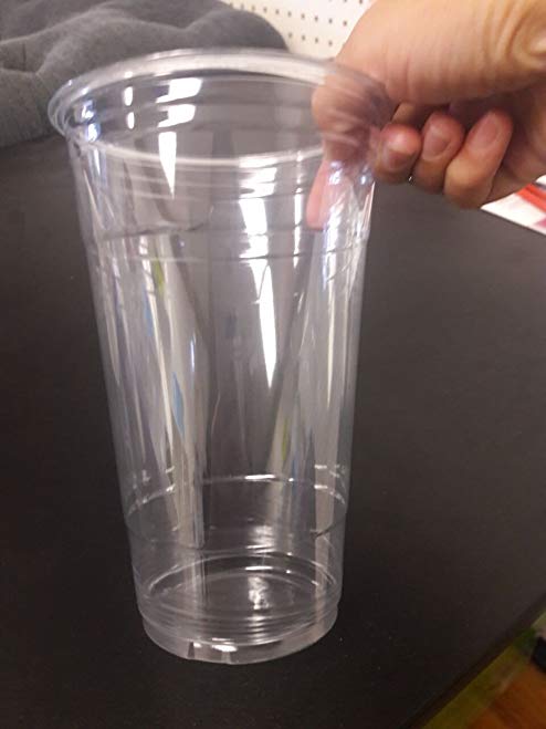 600 counts 24 oz ultra clear PET plastic cup