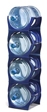 U Water Cooler Bottle Rack (Blue, Four Bottle Rack)