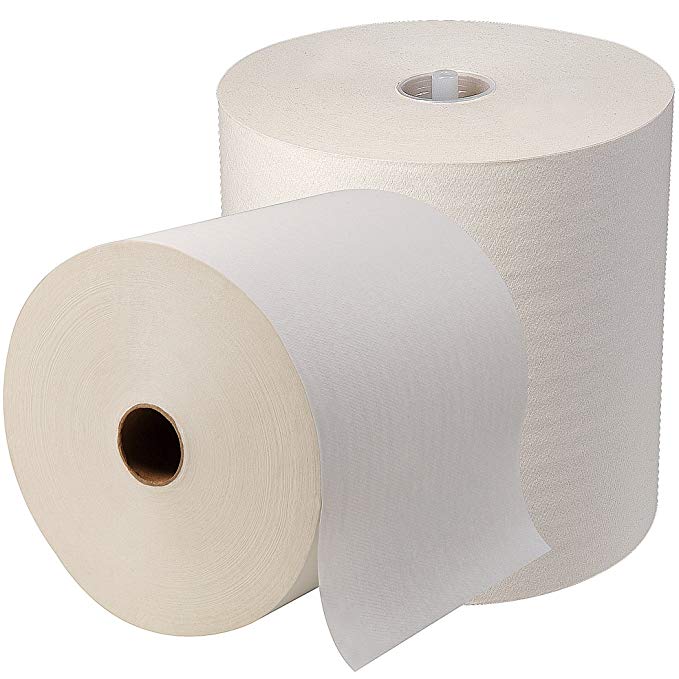 Georgia-Pacific SofPull 26470 for Mechanical White Hardwound Roll Paper Towel (Case of 6 Rolls)